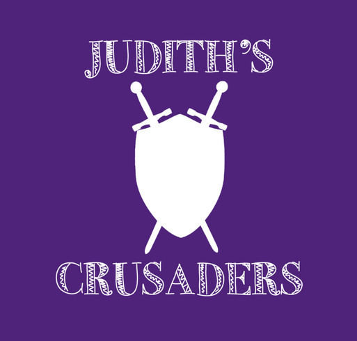 Judith's Crusaders 2015 Great Strides shirt design - zoomed