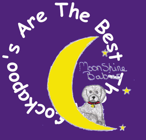 MoonShine Babies Cockapoo's Therapy/Service Dogs shirt design - zoomed