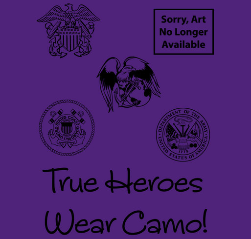 Anna's Wounded Warrior Fundraiser shirt design - zoomed