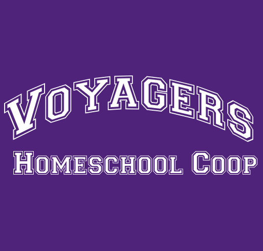 Voyagers Homeschool Cooperative shirt design - zoomed