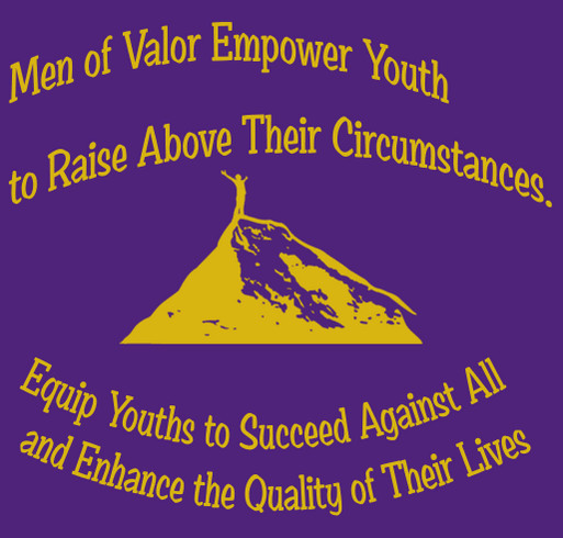 Mighty Men of Valor Campaign shirt design - zoomed