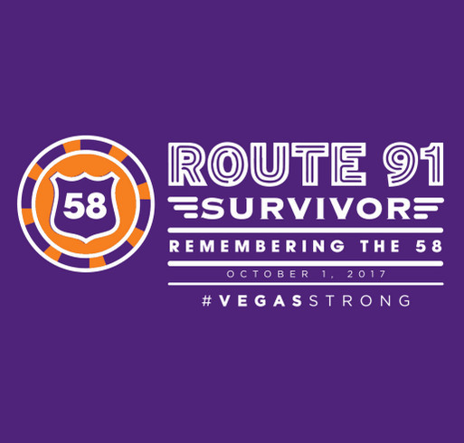 ROUTE 91 SURVIVORS shirt design - zoomed