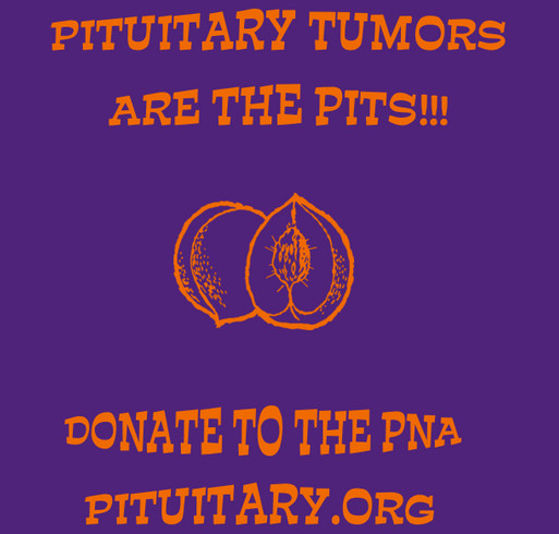 PITUITARY TUMORS ARE THE PITS! shirt design - zoomed