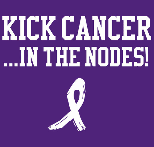 Hodgkins Lymphoma Awareness Campaign shirt design - zoomed