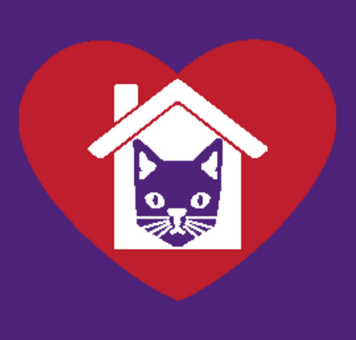 House of Dreams' "I Heart My House Cat" T-shirt campaign shirt design - zoomed