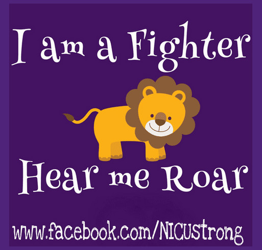 NICU strong shirt design - zoomed