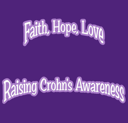 Raising Crohn's Awareness shirt design - zoomed