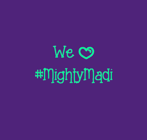 #MightyMadi Support Team shirt design - zoomed