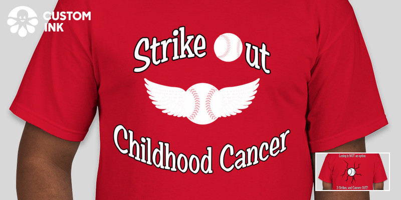 Strike Out Cancer T-shirts on sale NOW! Custom Ink Fundraising