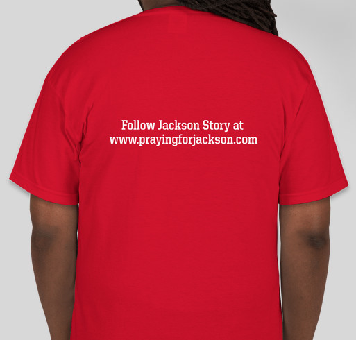 Praying for Jackson Fundraiser - unisex shirt design - back
