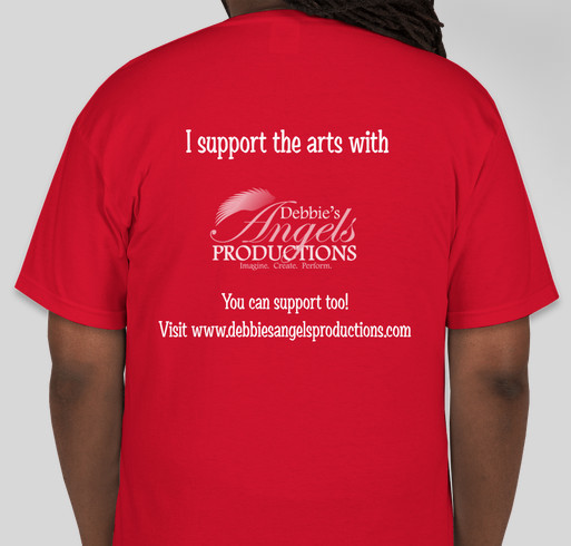 Theatre freaks looking to bring more performing arts opportunities to Jacksonville, NC! Fundraiser - unisex shirt design - back