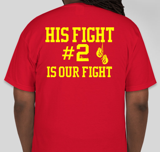 Payton's fight Fundraiser - unisex shirt design - back