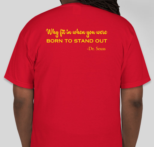 Ethan's VEPTR Journey Fundraiser - unisex shirt design - back