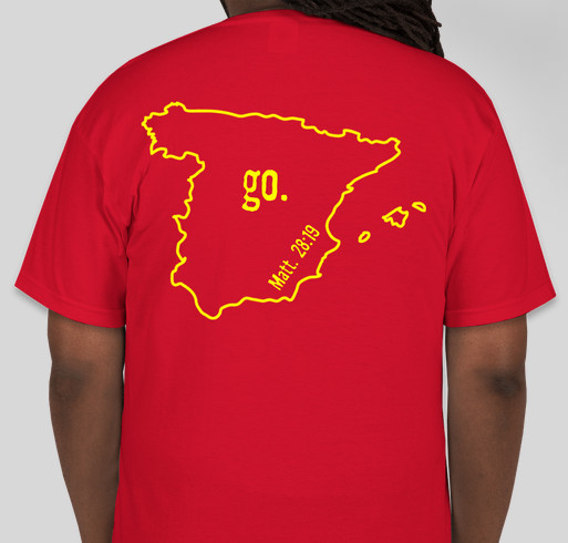 The Loft Spain Mission Trip Fundraiser - unisex shirt design - back