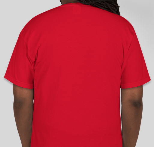 Feed Hungry People T-Shirt - Red Fundraiser - unisex shirt design - back