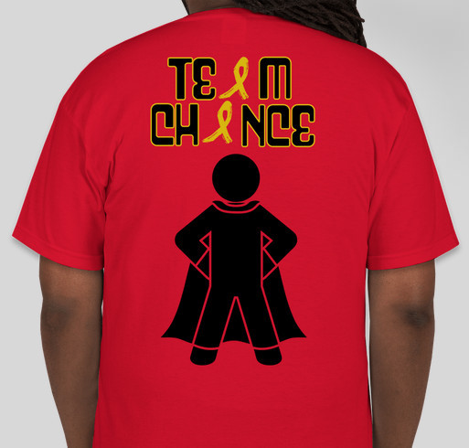Chance Wunderlee Fundraiser - unisex shirt design - back