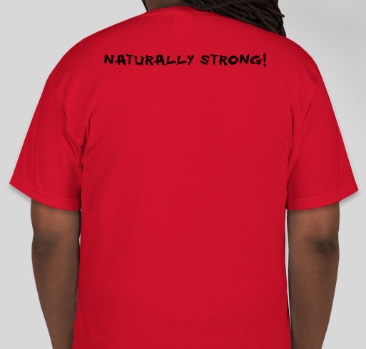 Natural Strength League Start up Fundraiser - unisex shirt design - back