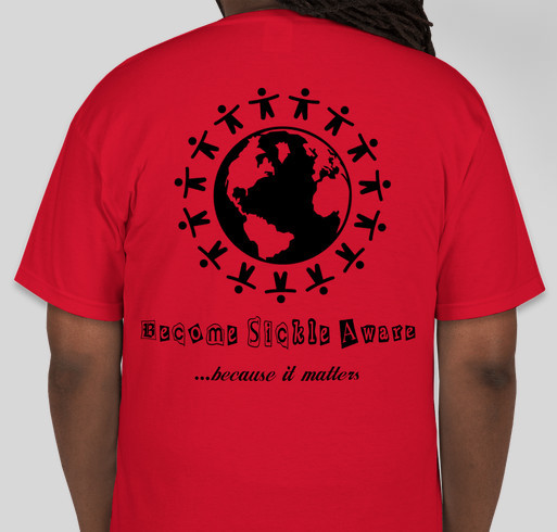 941 Sickle Cell Unite Support Group Fundraiser - unisex shirt design - back