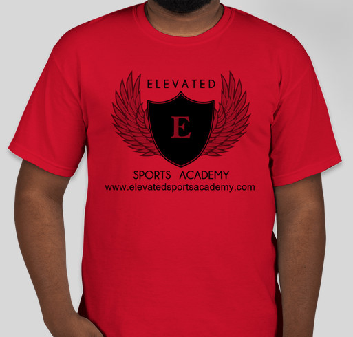 Elevated Sports Academy Campaign Fundraiser - unisex shirt design - front