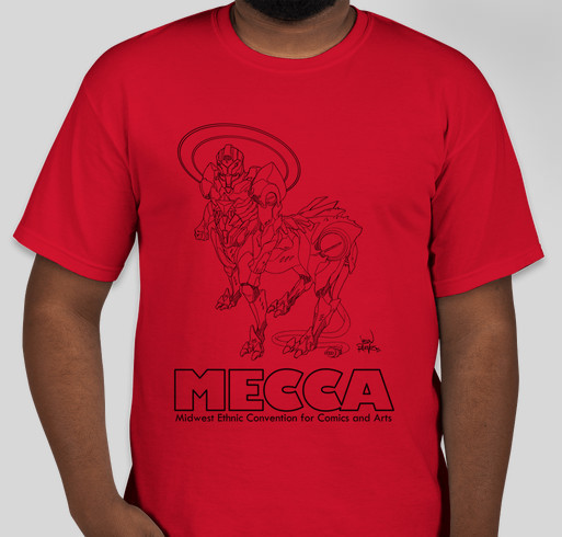 #MECCAcon2015 TShirt Campaign Fundraiser - unisex shirt design - front