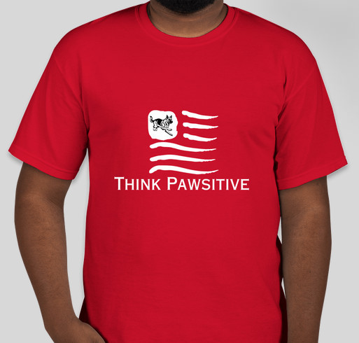 Think Pawsitive and Support SHARE Fundraiser - unisex shirt design - front