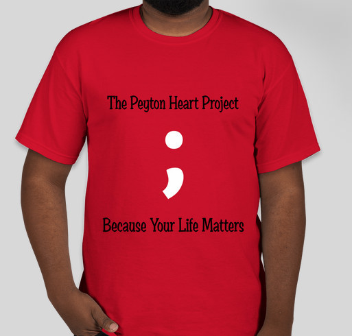 The Peyton Heart Project Red T Shirt Custom Ink Fundraising