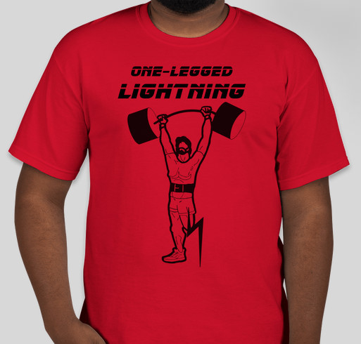 One-Legged Lightning is Going to Iceland to Compete at World's! Fundraiser - unisex shirt design - front