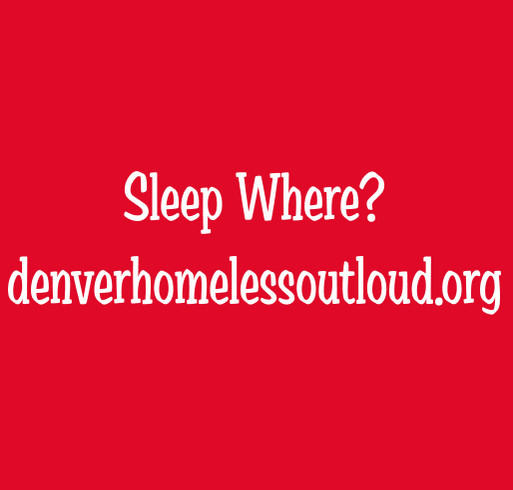 Sleep Where? Decriminalize Homelessness shirt design - zoomed