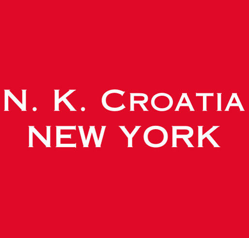 New York Croatia shirt design - zoomed