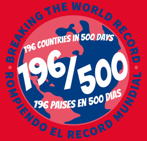 Breaking the World Record 196 / 500 shirt design - zoomed