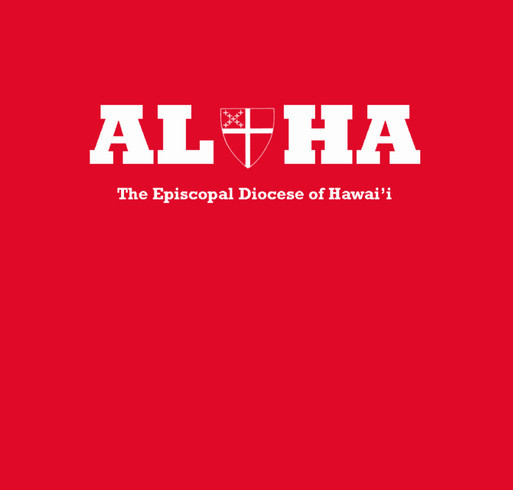 Episcopal Youth of Hawaii shirt design - zoomed