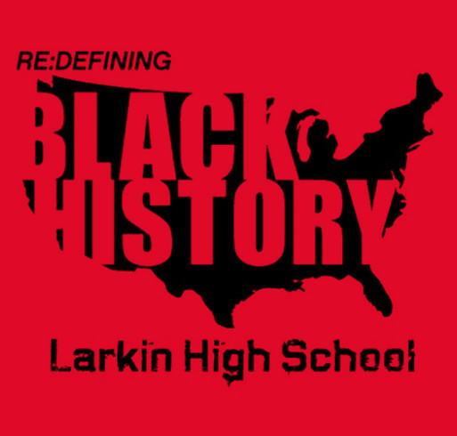 LHS Black History Club shirt design - zoomed