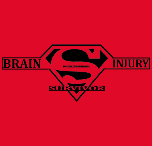 TBINetwork - Brain Injury Survivor Awareness shirt design - zoomed