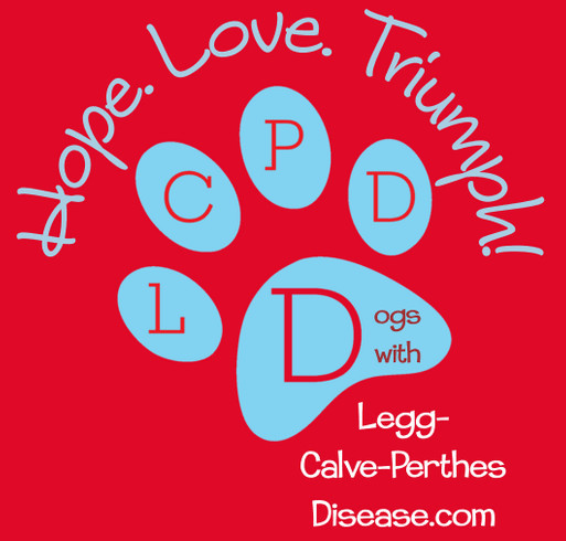 Dogs with LCPD Treatment & Vet Interview Fund shirt design - zoomed