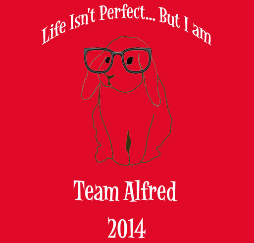 Team Alfred shirt design - zoomed