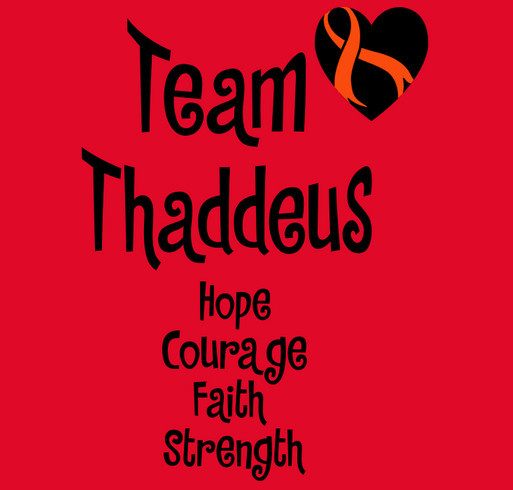 Team Thaddeus shirt design - zoomed