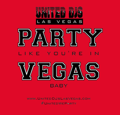 United DJs Las Vegas - TeeShirtOne shirt design - zoomed