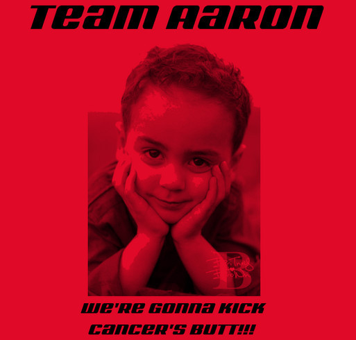 Team Aaron - Fighting cancer together! shirt design - zoomed