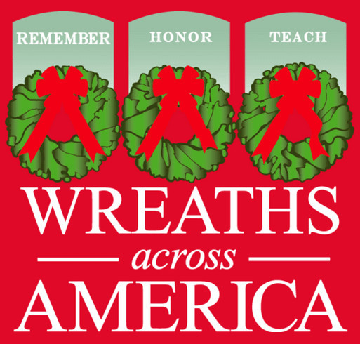 Wreaths Across America - Fort Sam Houston National Cemetery shirt design - zoomed