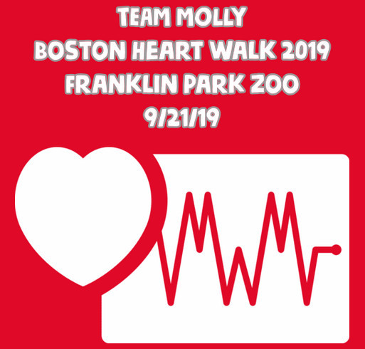 1 in 100 Heart Walk Boston MA 9/21/19 shirt design - zoomed