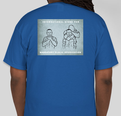 Feeding the Homeless is my Human Right Fundraiser - unisex shirt design - back