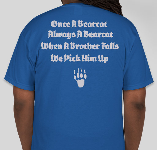 Bearcat Cody Recovery Fund Fundraiser - unisex shirt design - back