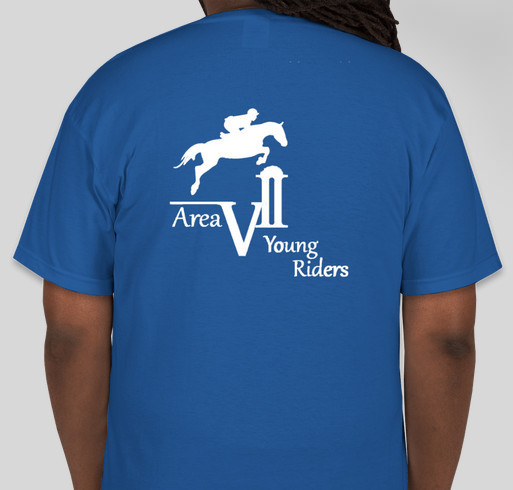 Area VII Young Riders T-shirt Fundraiser Fundraiser - unisex shirt design - back