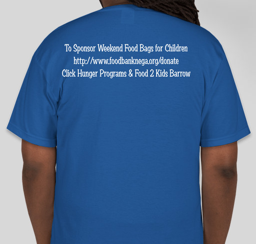 FOOD 2 KIDS BARROW COUNTY, GA - HELP END CHILDHOOD HUNGER! Fundraiser - unisex shirt design - back