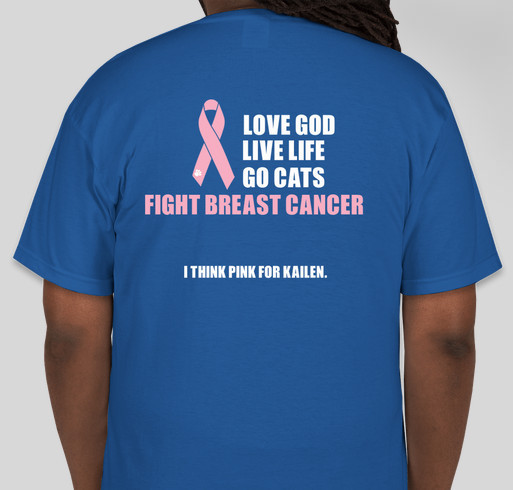 #TeamKCT Fundraiser - unisex shirt design - back
