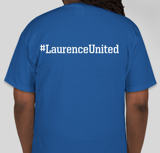 Laurence United Fundraiser - unisex shirt design - back