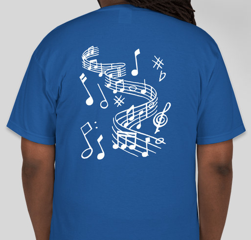 York Middle School music fundraiser Fundraiser - unisex shirt design - back