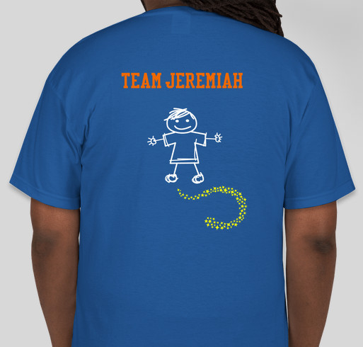 Steps 4 Jeremiah Fundraiser - unisex shirt design - back