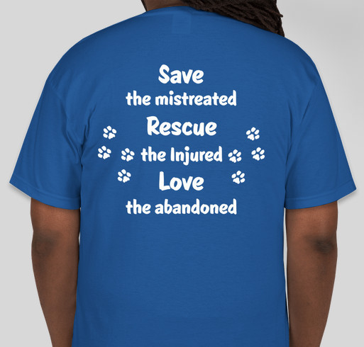 Help Pepper get the care she needs. Fundraiser - unisex shirt design - back