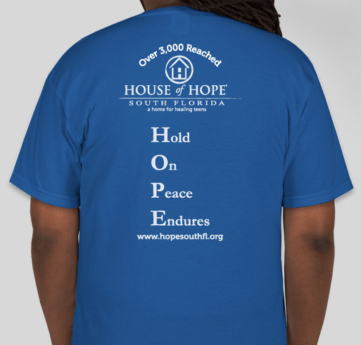 House of Hope South Florida 10th Anniversary Fundraiser - unisex shirt design - back